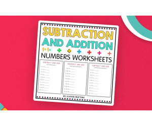 Addition and Subtraction With Regrouping Number Math Worksheets
