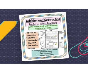 Addition and Subtraction Word Problems: Estimate, Standard Algorithm