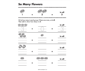 Addition Facts 1-18 Printable Workbook