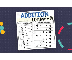 Addition Worksheets with Missing Addends