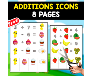 ADDITIONS OF ICONS | 8 FREE PAGES
