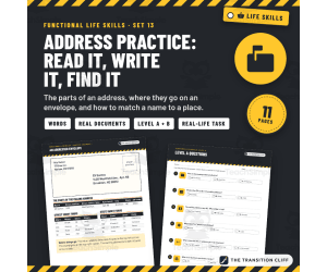 Address Practice | Envelopes, Mailboxes + Forms | Life Skills