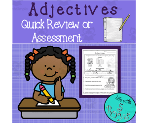 Adjectives Worksheet