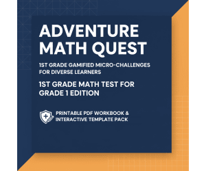 Adventure Math Quest: 1st Grade Gamified Micro-Challenges for Diverse