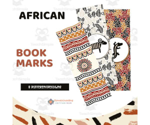 African Style Bookmarks