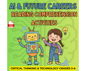 AI & Future Careers Reading Comprehension Activities Critical Thinking