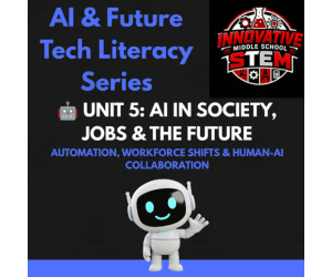AI in Society, Careers & The Future of Work (Grades 6–12)