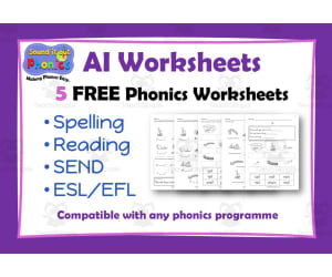 AI Phonics Worksheets: 5 FREE!