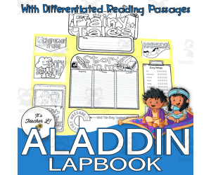 Aladdin Lapbook Project Reading & Writing Activities Grade 3 4 5 ELA