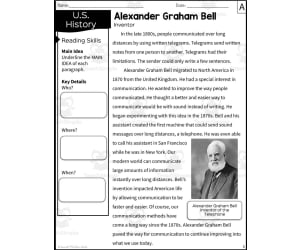 Alexander Graham Bell Reading Packet