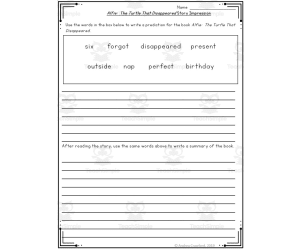 Alfie: The Turtle That Disappeared | Literacy Unit