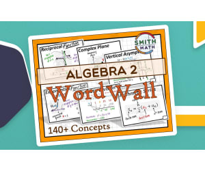 Algebra 2 Word Wall