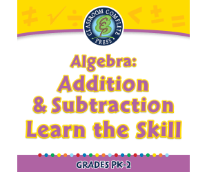 Algebra: Addition & Subtraction - Learn the Skill - MAC Software