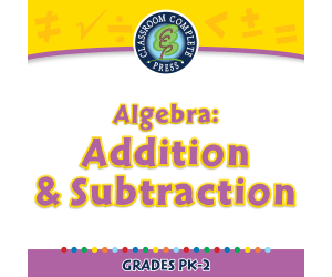 Algebra: Addition & Subtraction - PC Software