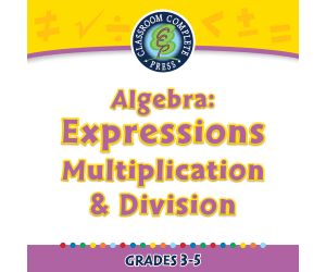 Algebra: Expressions - Multiplication & Division - MAC Software