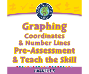 Algebra: Graphing - Coordinates & Number Lines - Pre-Assessment & Teach the Skill - FLASH-PC