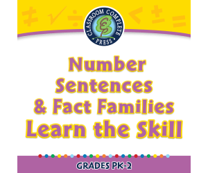 Algebra: Number Sentences & Fact Families - Learn the Skill - MAC Software