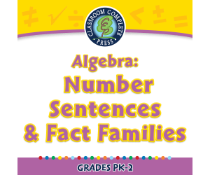 Algebra: Number Sentences & Fact Families - PC Software