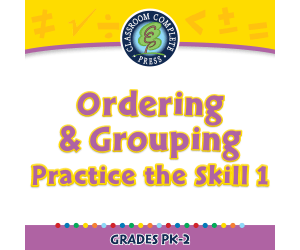 Algebra: Ordering & Grouping - Practice the Skill 1 - PC Software