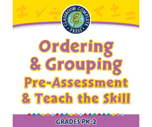 Algebra: Ordering & Grouping - Pre-Assessment & Teach the Skill - FLASH-MAC