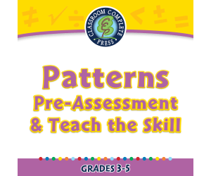 Algebra: Patterns - Pre-Assessment & Teach the Skill - FLASH-MAC