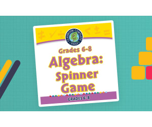 Algebra: Spinner Game for 6th-8th | MAC Software
