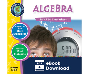 Algebra - Task & Drill Sheets Gr. 6-8