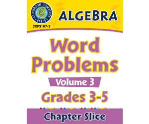 Algebra: Word Problems Vol. 3 Gr. 3-5