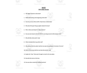 Alice in Wonderland | Short Answer Questions