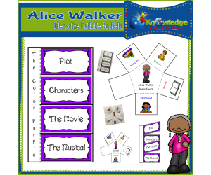 Alice Walker Interactive Foldable Booklets – EBOOK