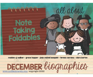 All About Influential Leaders | December Writing Packet