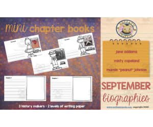 All About Influential Leaders | September Writing Packet