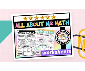 All About Me Math Activities