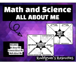 All About Me - Math and Science
