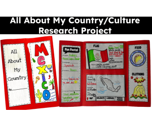 All About My Country Project