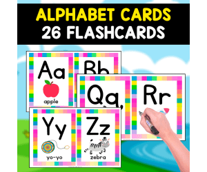 ALPHABET CARDS | 26 FREE CARDS
