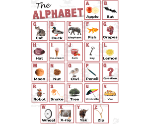 Alphabet Cards & Poster - For Phonics and Alphabet Learning