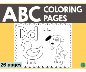Alphabet Coloring Pages