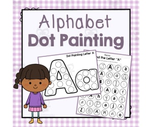 Alphabet Dot Painting | Letter of the Week Activity Book