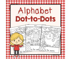 Alphabet Dot-to-Dots | Letter of the Week Activity Book
