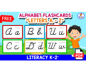 ALPHABET FLASHCARDS - A to Z