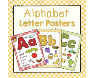Alphabet Letter Posters | Letter of the Week Activity Book
