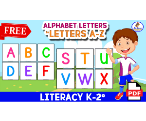 ALPHABET LETTERS A to Z - Flashcards