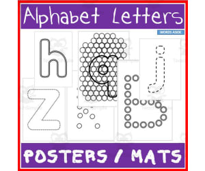 ALPHABET LETTERS POSTERS