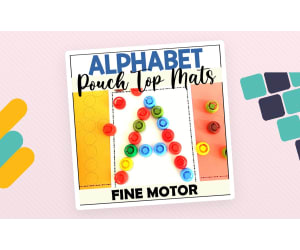 Alphabet Mats to Build A Letter