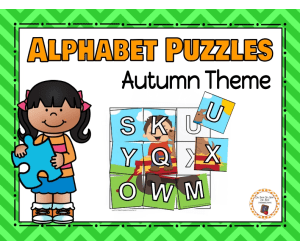 Alphabet Picture Puzzles: Autumn Theme