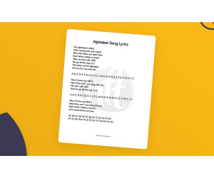 Alphabet Songs Lyrics