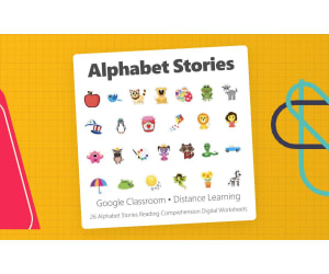 Alphabet Stories Reading Comprehension Digital Worksheet Collection