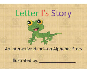 Alphabet Story Book | Letter I Interactive Book