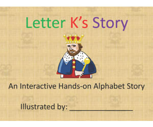 Alphabet Story Book | Letter K Interactive Book
